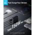 Anker 747 GaNPrime 150W Max USB-C Charger Block, 4-Port Compact Foldable GaN Charger for MacBook, iPhone 16 and More Series and Laptop - Black